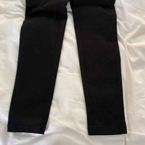 Black school pants for kids (skinny-wide leg pants) - Picture 3 of 4